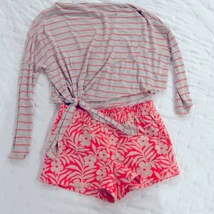 J. Crew Jacquard Plumeria SZ 10 & FREE PEOPLE SZ M